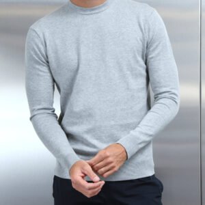 Oconal© Cotton Knitted Crew Neck Sweatshirt